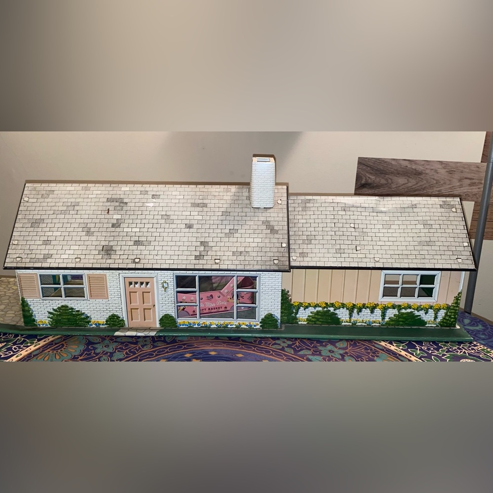 MCM Vintage MARX Tin Litho 1950’s Rancher Doll House
